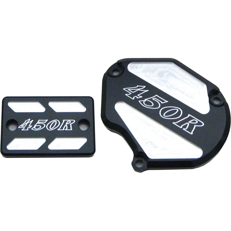 Throttle & Brake Cover Set (Black Logo)