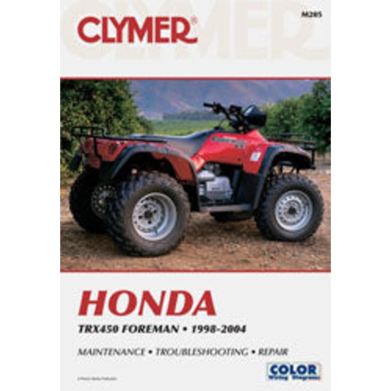 Repair Manual Hon Trx450 Foreman 450