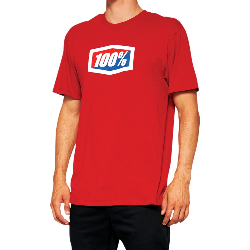 100% Official T-Shirt – Red – Small 20000-00010