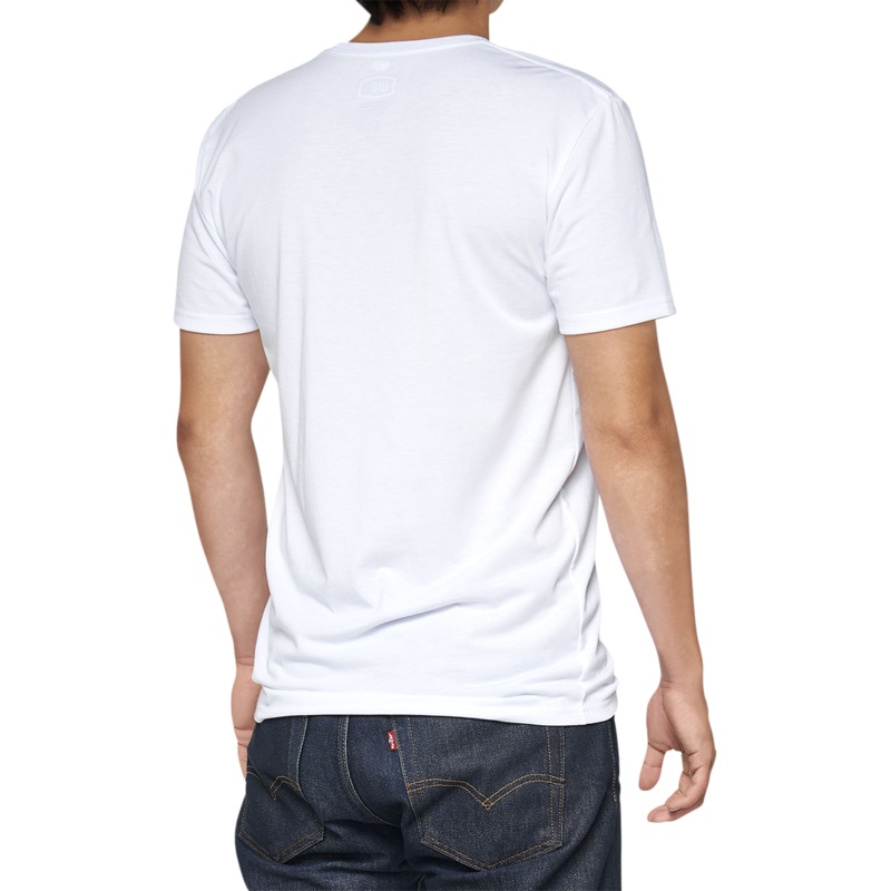 100% Tech Surman T-Shirt – White – Small 35031-000-10