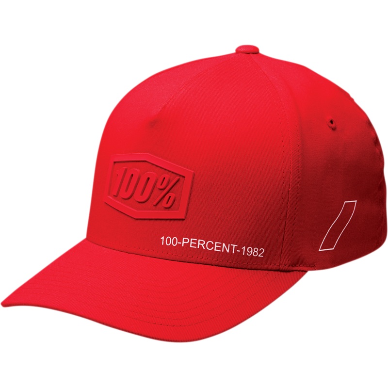 100% Youth Shadow Snapback Hat – Red – One Size 20092-003-01