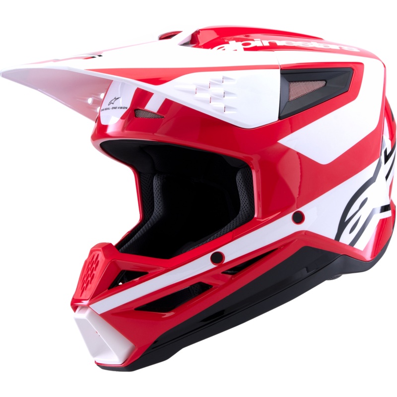 ALPINESTARS SM3 Helmet – Heat – Gloss Red/White/Black – Large 8301026-3126-L