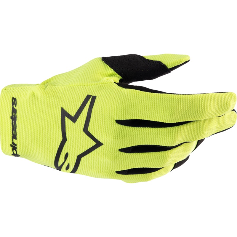 ALPINESTARS Youth Radar Gloves – Fluo Yellow/Black – Large 3541824-551-L