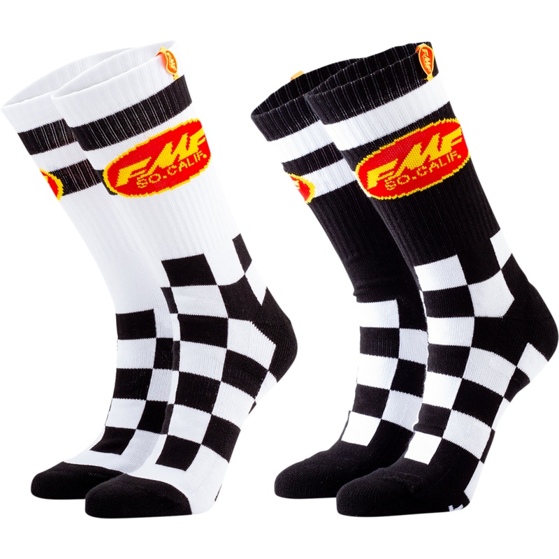 FMF Checker Socks – 2 Pack – One Size HO20194902