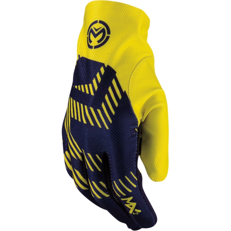 MOOSE OFFROAD MX2* Gloves – Navy/Hi-Vis – Large 3330-7036