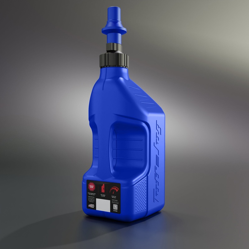 Utility Container Blue W/ Blue Cap 2.5 Gal