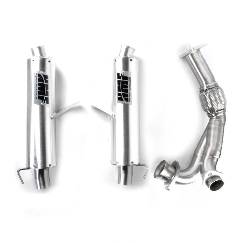 Utility Performance Dual 3/4 Exhaust Brushed
