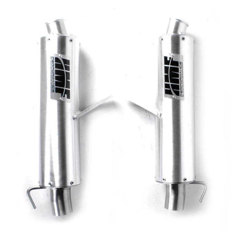 Utility Performance Dual Slip On Exhaust Brushed