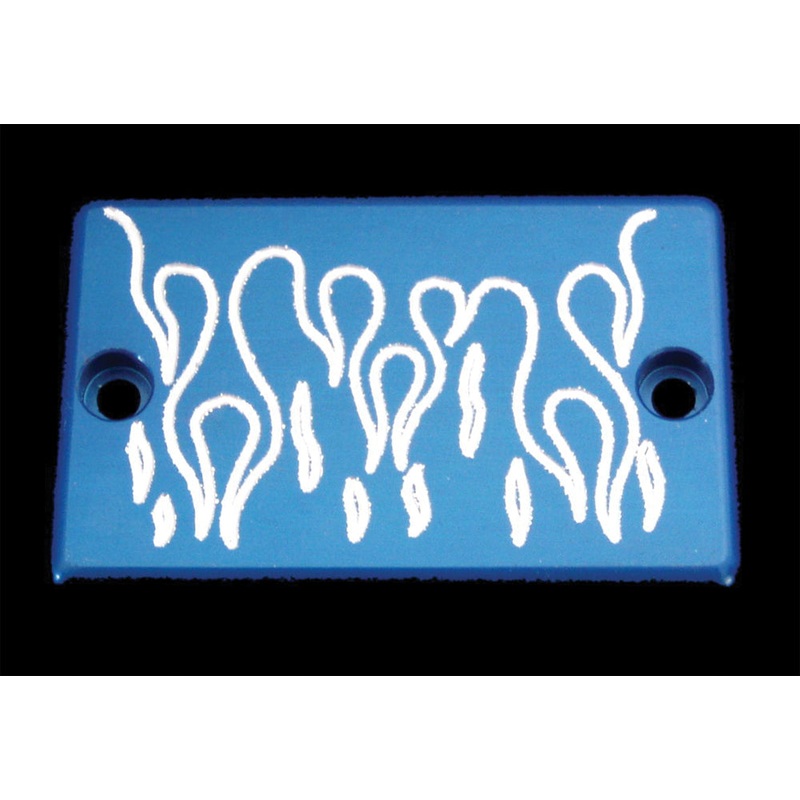 Front Brake Cover (Flames Pol Ished)