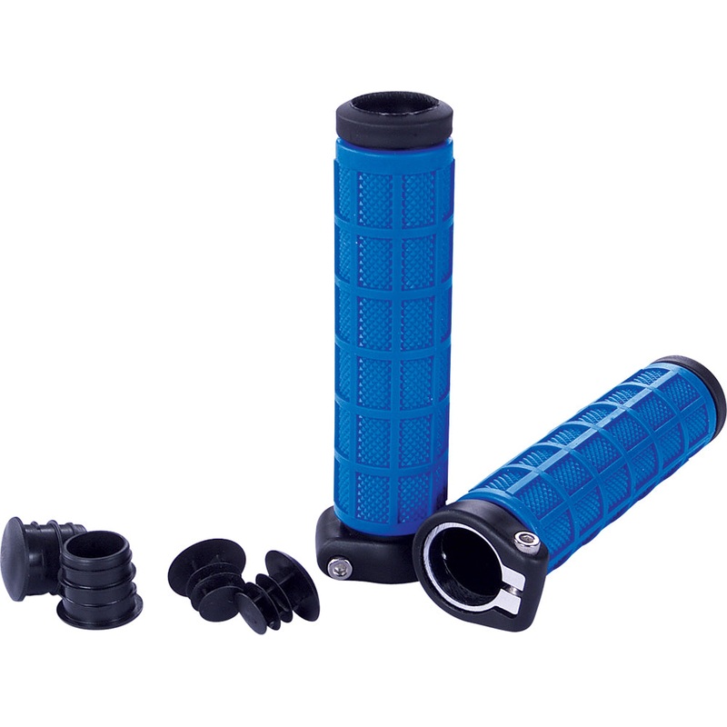 Grip Lock Grips Black/Blue