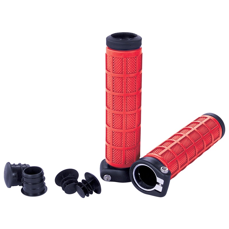 Grip Lock Grips Black/Red