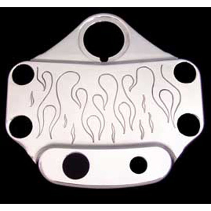 Handlebar Clamp (Polished Logo )