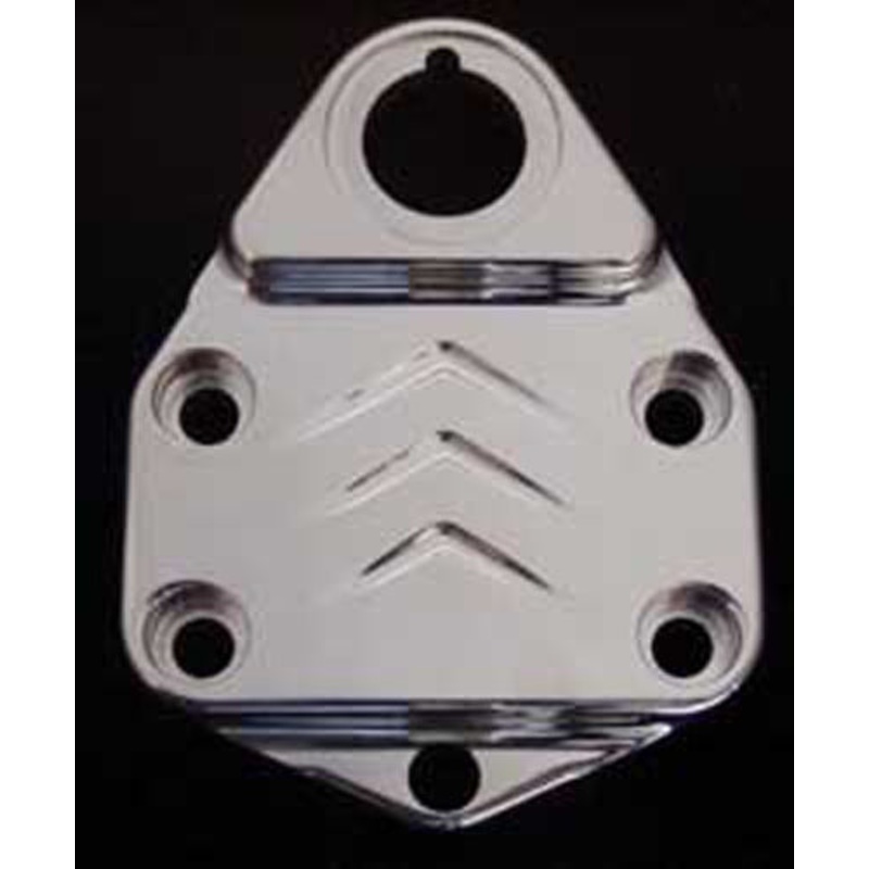 Handlebar Clamp W/Key (Flames Polished)