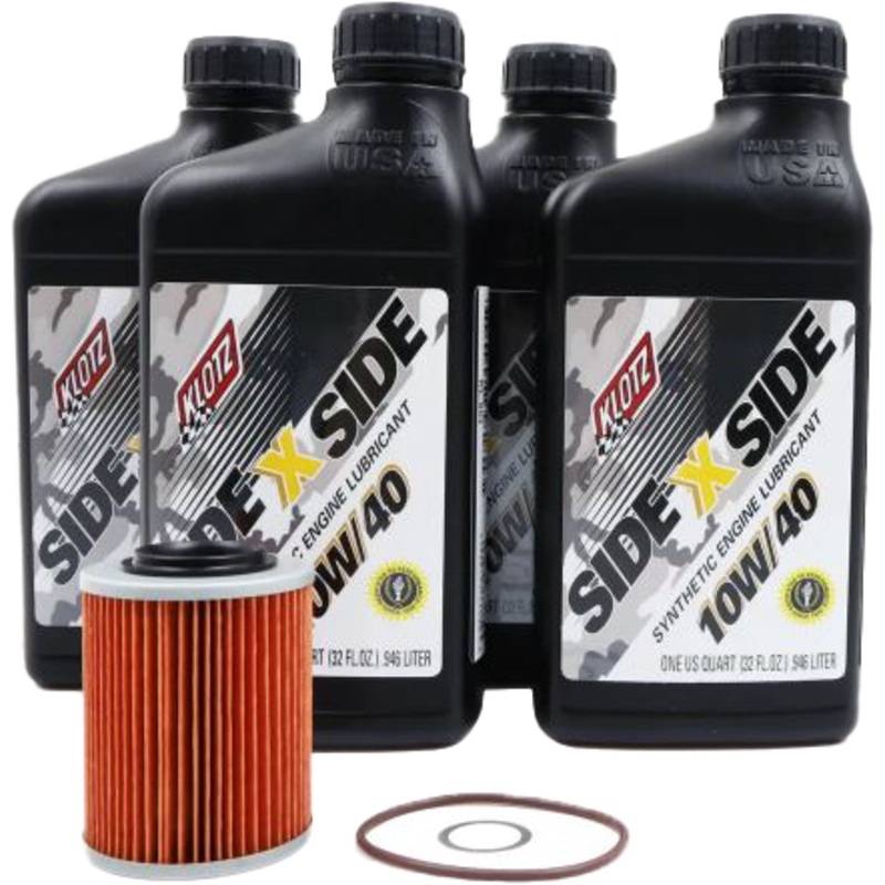Side X Side Oil Change Kit 10w40 With Oil Filter Can Am