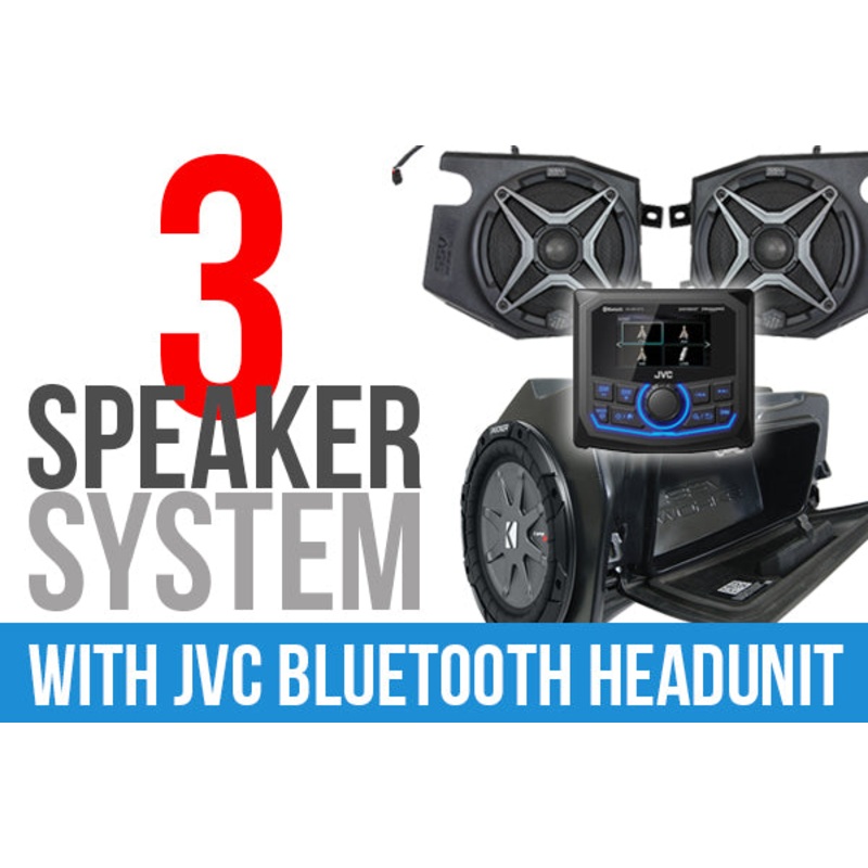 3 Speaker Plug And Play Kit With Jvc Mr1 Receiver