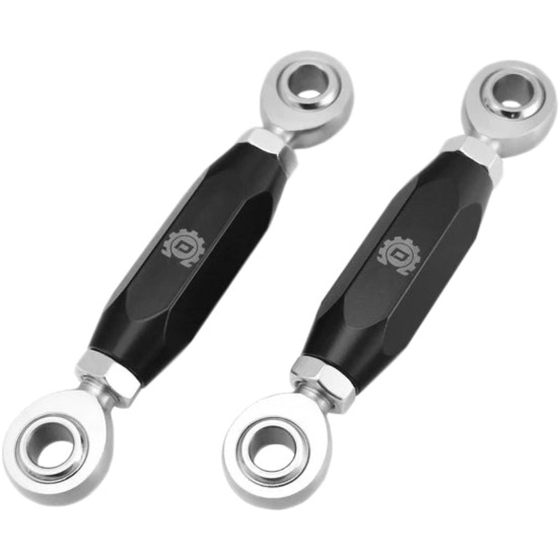 Billet Sway Bar End Links Black Can Am Pair