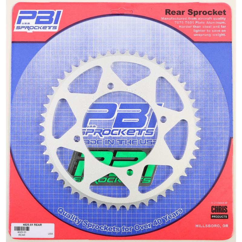 Rear Sprocket Aluminum 51t 420 Kaw/Suz