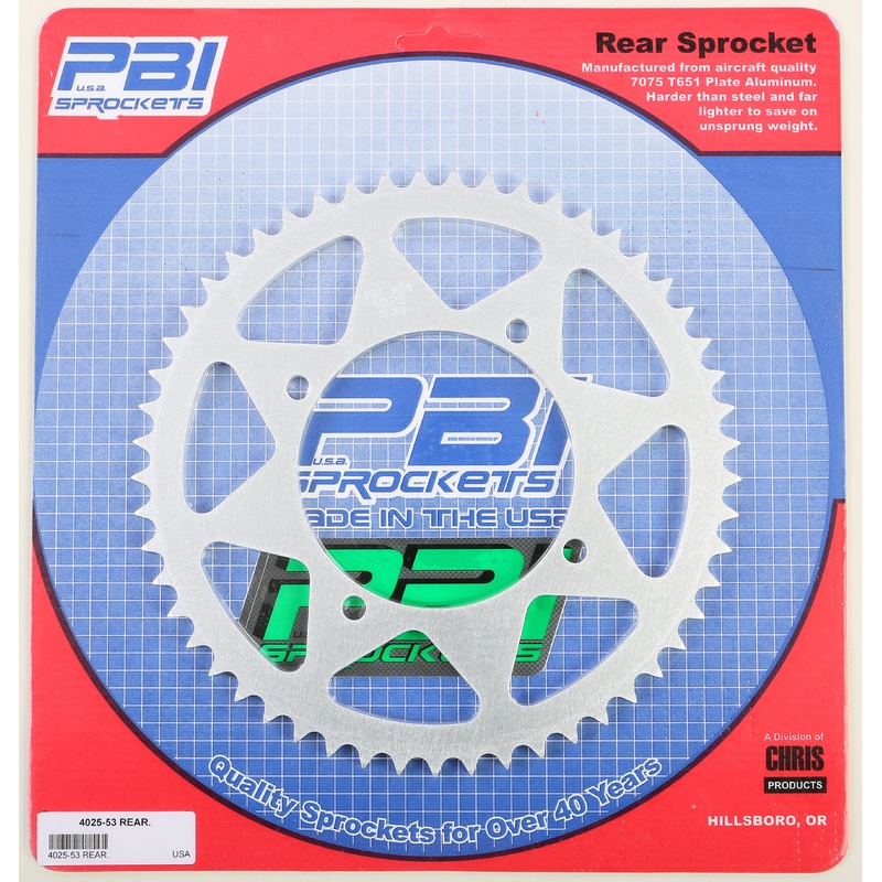 Rear Sprocket Aluminum 53t 420 Kaw/Suz