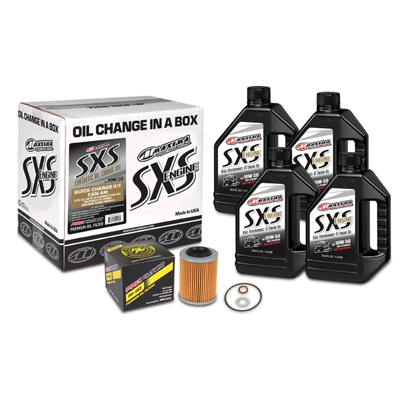 Sxs Quick Change Kit 10w50 With Oil Filter Can Am