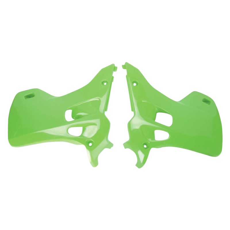 Radiator Scoops Kx125/250 Green