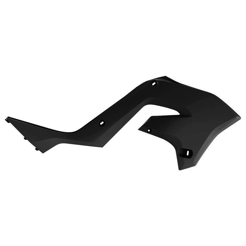 Radiator Scoops Restyling Black Kaw