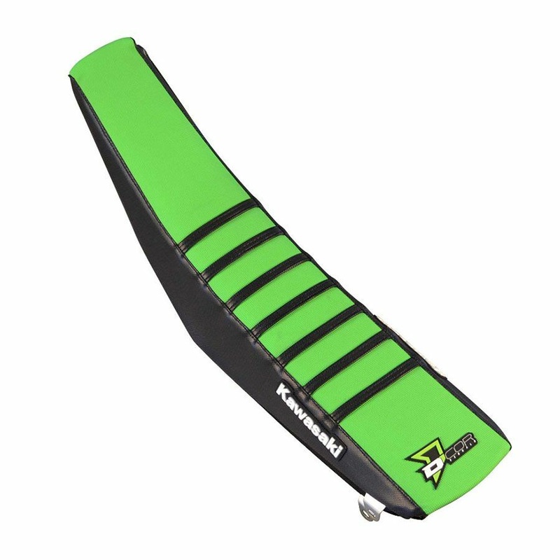 Seat Cover Black/Green Ribs