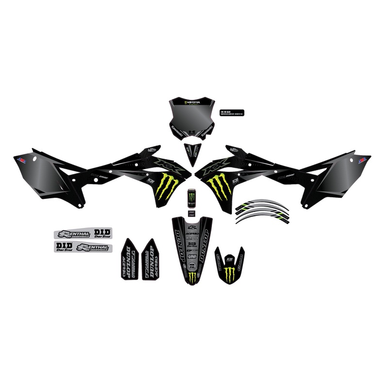 Monster Mek Lights Out F 250 ’17 18 Complete Graphic Kit