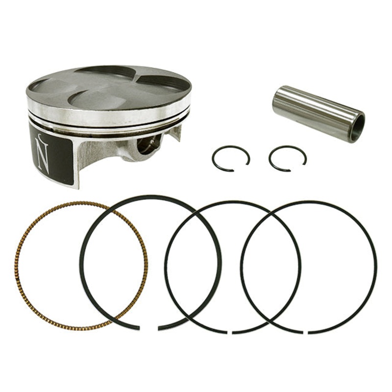 Piston Kit Frgd Chrm Comp Cyl 76.96/+0.01 12.6:1 Kaw/Suz