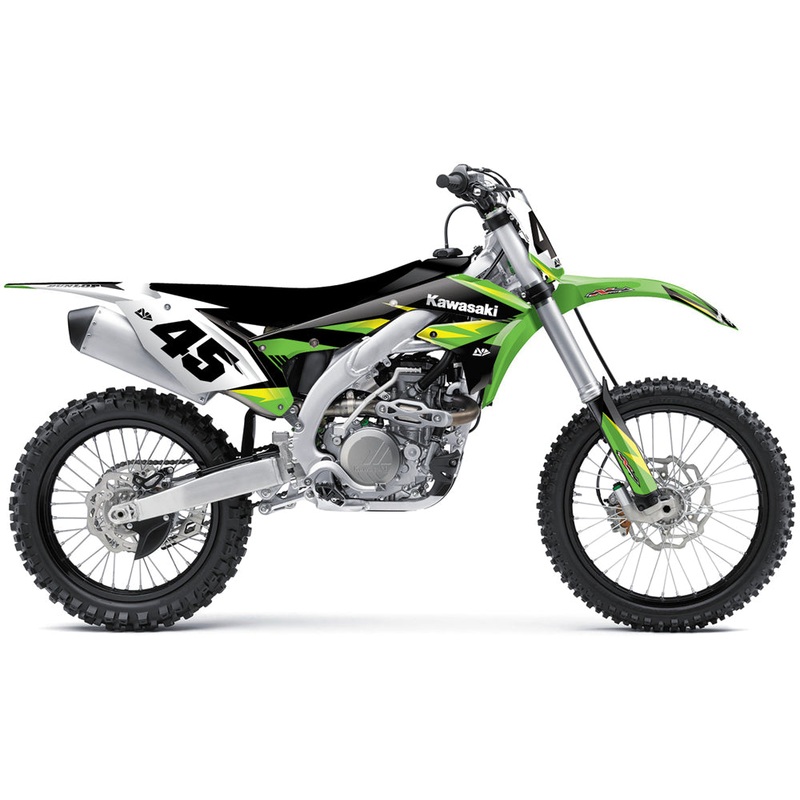 2016 Amped Kawasaki Graphics Kit