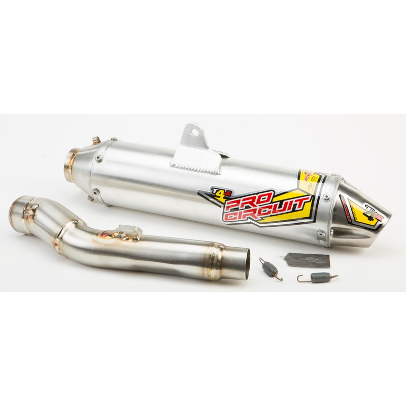 P/C T 4 Slip On Exhaust Kx250f ’04 08