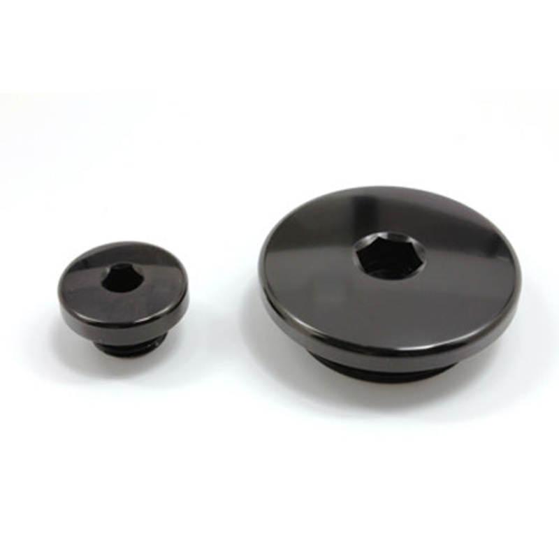 Engine Plugs Black Engine Plugs Kx250f ’04 10 Blk