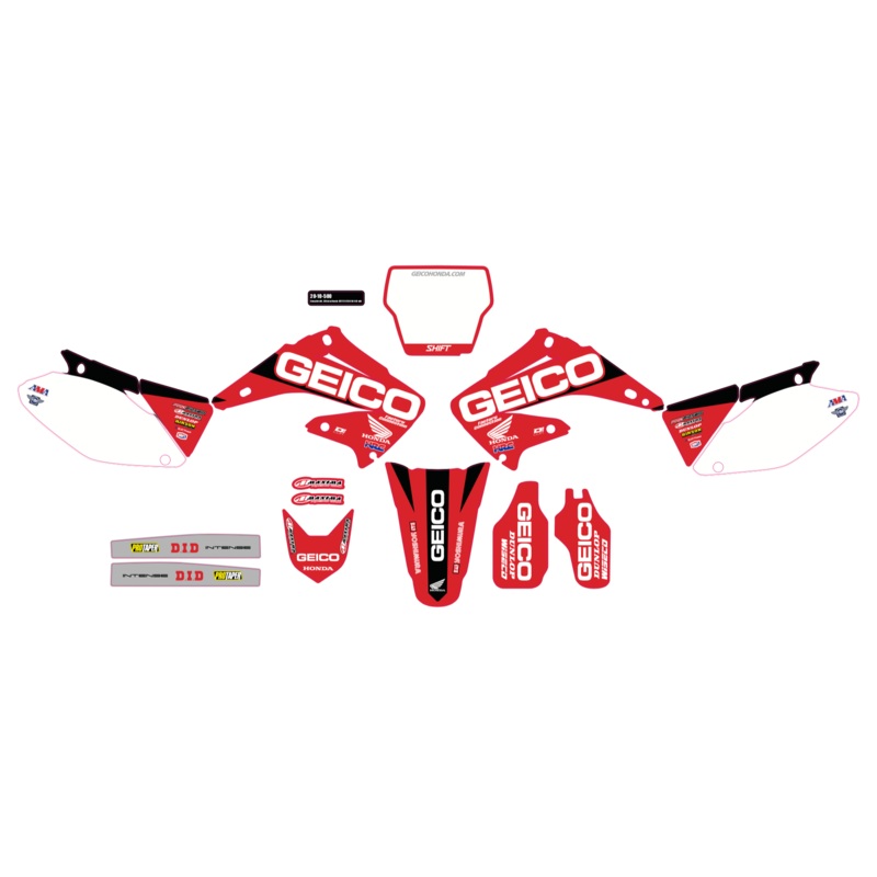 Complete Kit 20 Mek Kxf 450 (16 18) Wht Bg