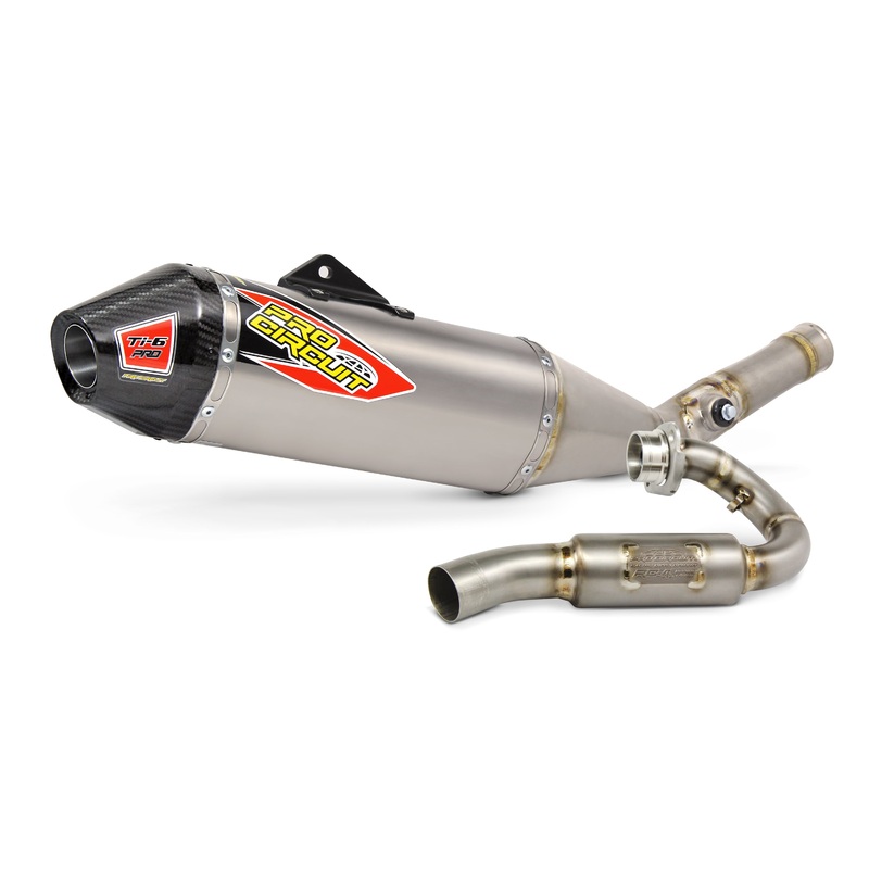Ti 6 Pro Exhaust System Kx450f ’09 15 W/Carbon Cap