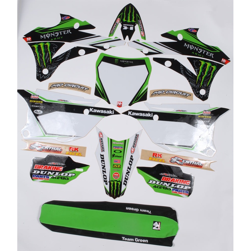 2014 Team Green Team Kit Kx85/100 Black