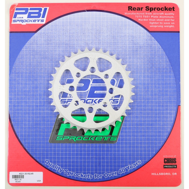 Rear Sprocket Aluminum 35t 420 Kaw/Suz
