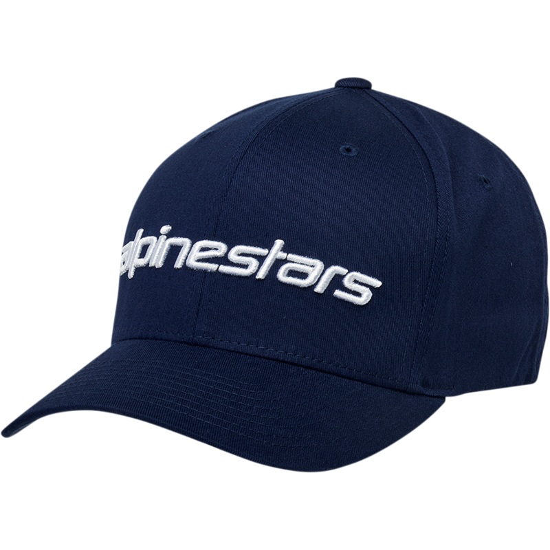 ALPINESTARS Linear Hat – Navy/White – Small/Medium 1230810057020SM