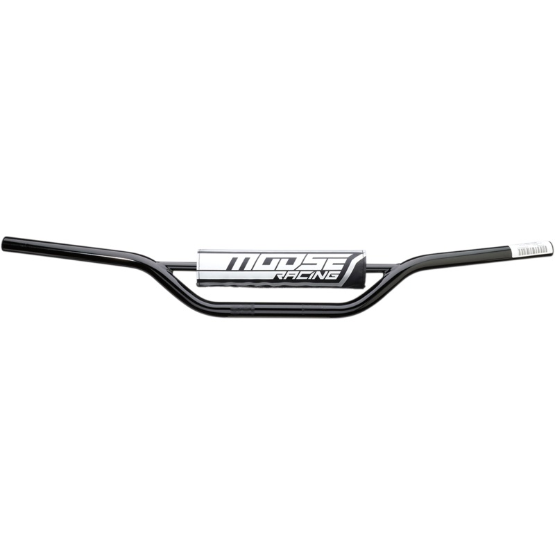 MOOSE OFFROAD Carbon Steel 7/8 Handlebar – ATV High – Matte Black H31-6263MB