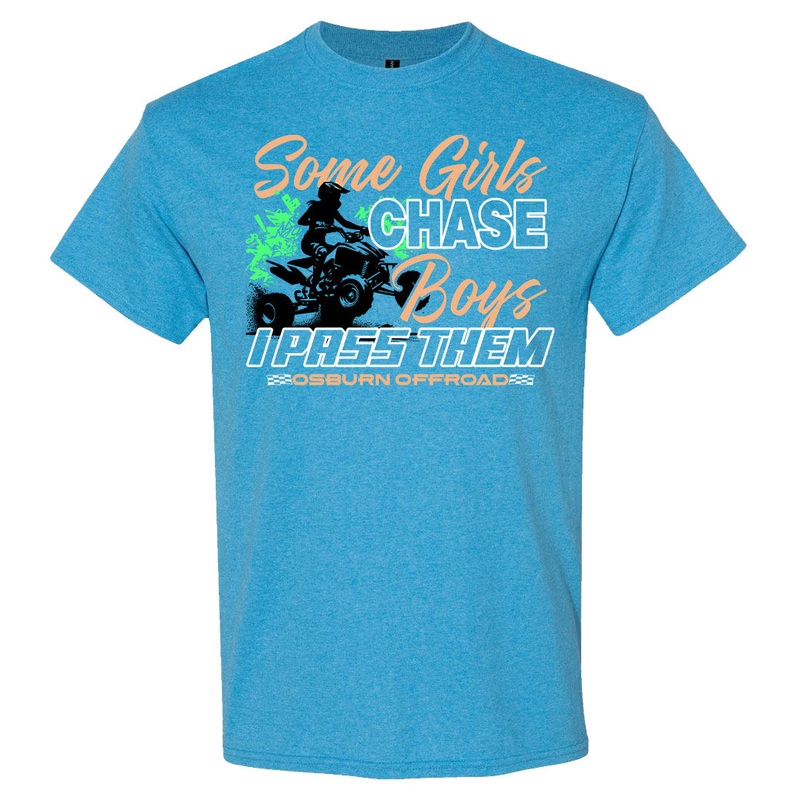 Osburn Offroad Chase Boys Heather Sapphire Tee