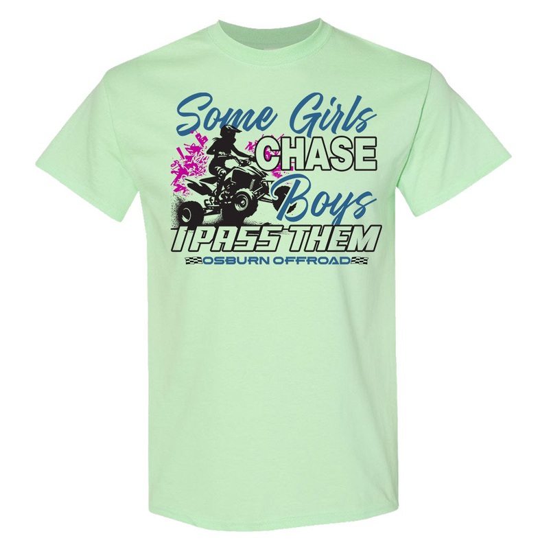 Osburn Offroad Chase Boys Mint Green Tee