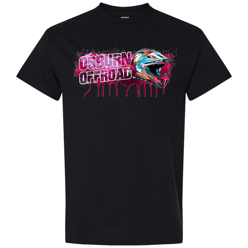 Osburn Offroad Grunge Helmet Red Tee