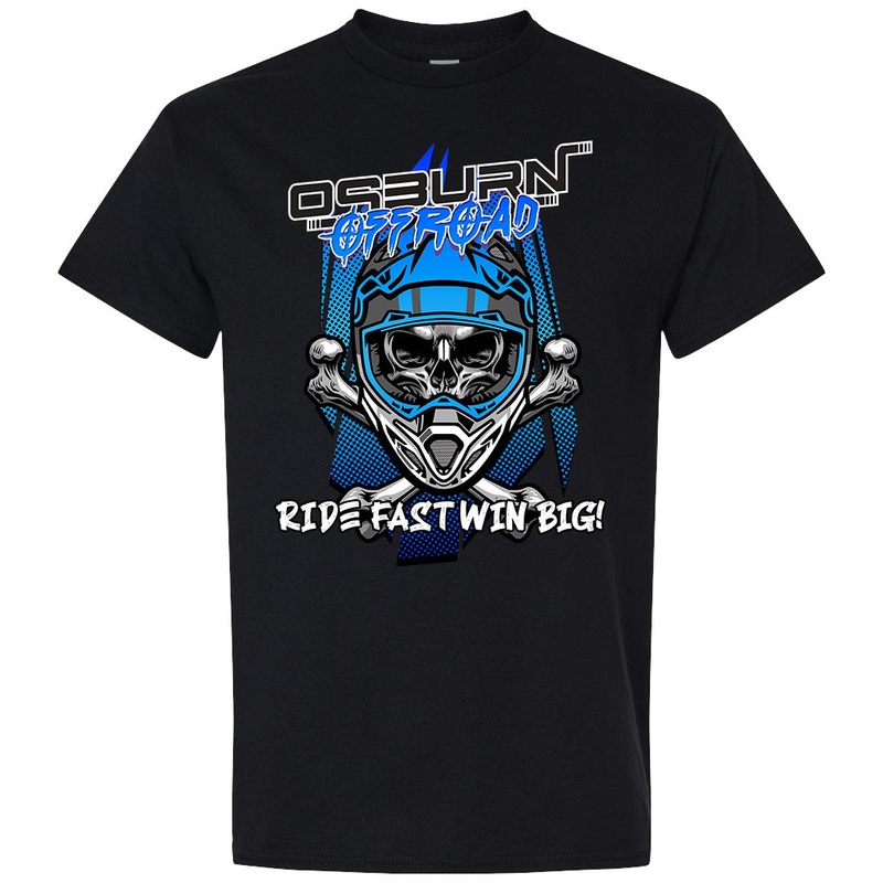Osburn Offroad Ride Fast Blue Tee