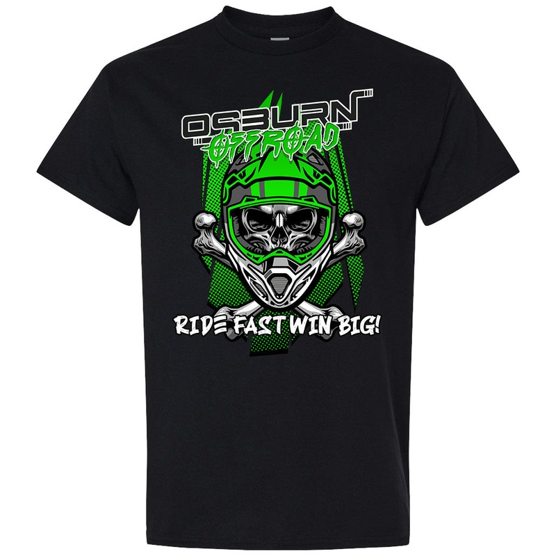 Osburn Offroad Ride Fast Green Tee