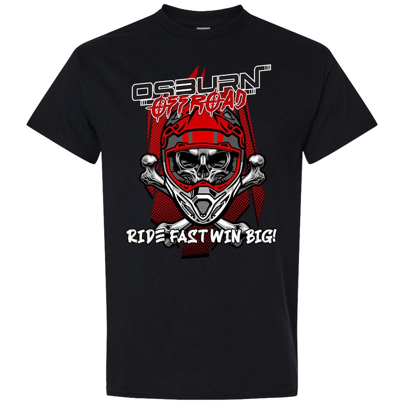 Osburn Offroad Ride Fast Red Tee