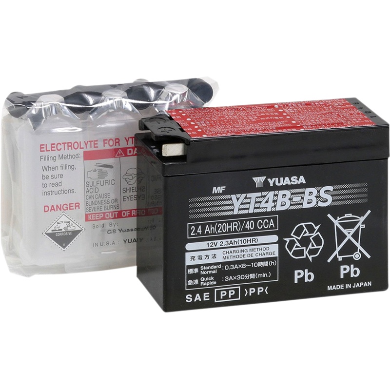 YUASA AGM Battery – YT4B-BS – .12 L YUAM62T4B