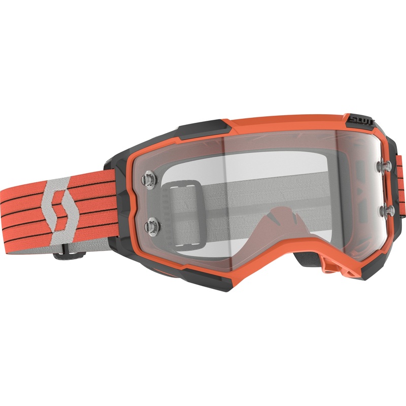 Fury Goggle Orange/Grey Clear Works