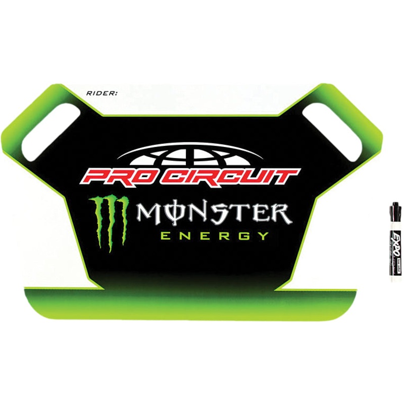 Monster Energy Pit Board W/Marker