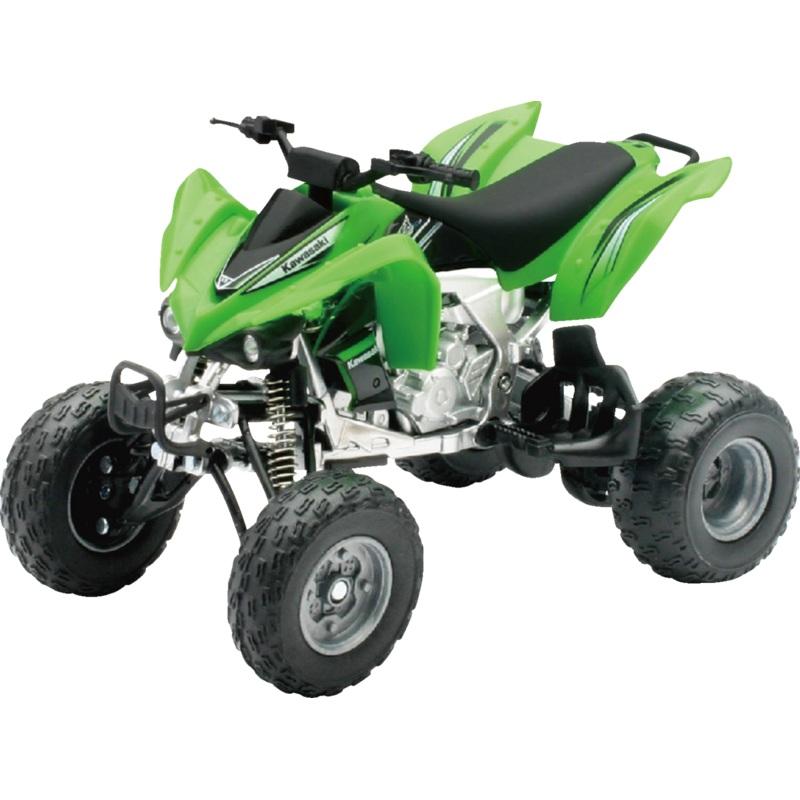 NEW RAY TOYS Kawasaki KFX 450R ATV – 1:12 Scale – Green/Black 57503