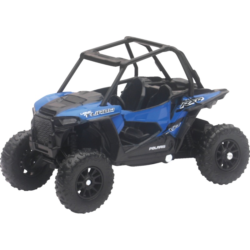 NEW RAY TOYS Mini Polaris RZR XP1000 EPS – 1:18 Scale – Black/Blue 07343