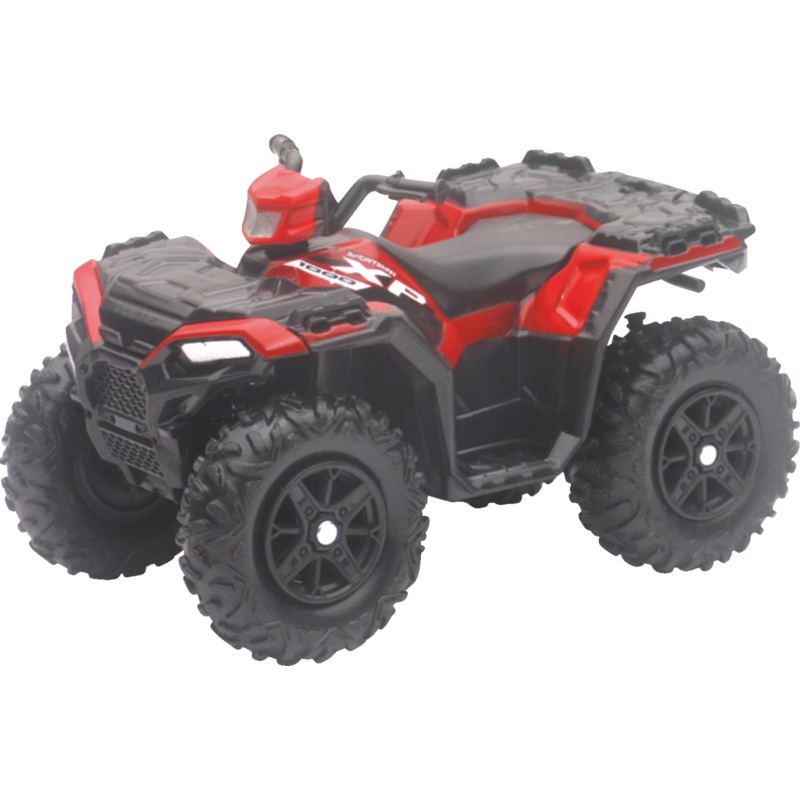 NEW RAY TOYS Mini Polaris Sportsman XP1000 – 1:12 Scale – Black/Red 07363